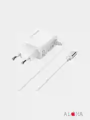 Сетевое зарядное устройство Borofone BA35A, 2хUSB + кабель для Apple iPhone lightning 2.1A