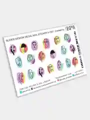 Наклейки для ногтей / наклейки на ногти / слайдеры для дизайна ногтей BPW.style