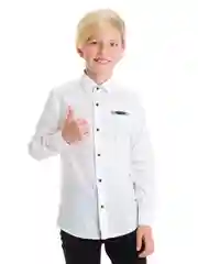 Белый рубашка для мальчика