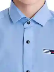 Голубой рубашка для мальчика