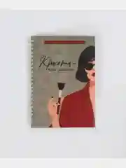 Планинг А5 "Красота-моя религия", на гребне, в твердой обложке