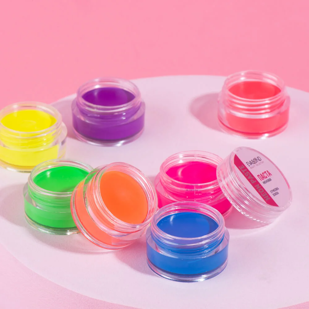 Паста неоновая для бровей Neon paste, 5 гр/Паста для эскиза бровей