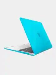 Голубой чехол-накладка (прозрачная) для ноутбука Apple Macbook (чехол для Макбука)