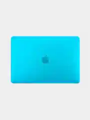 Голубой чехол-накладка (прозрачная) для ноутбука Apple Macbook (чехол для Макбука)