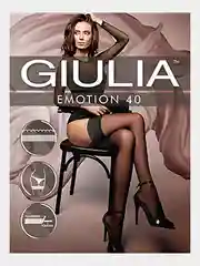 Черный чулки Giulia Emotion, 40 den