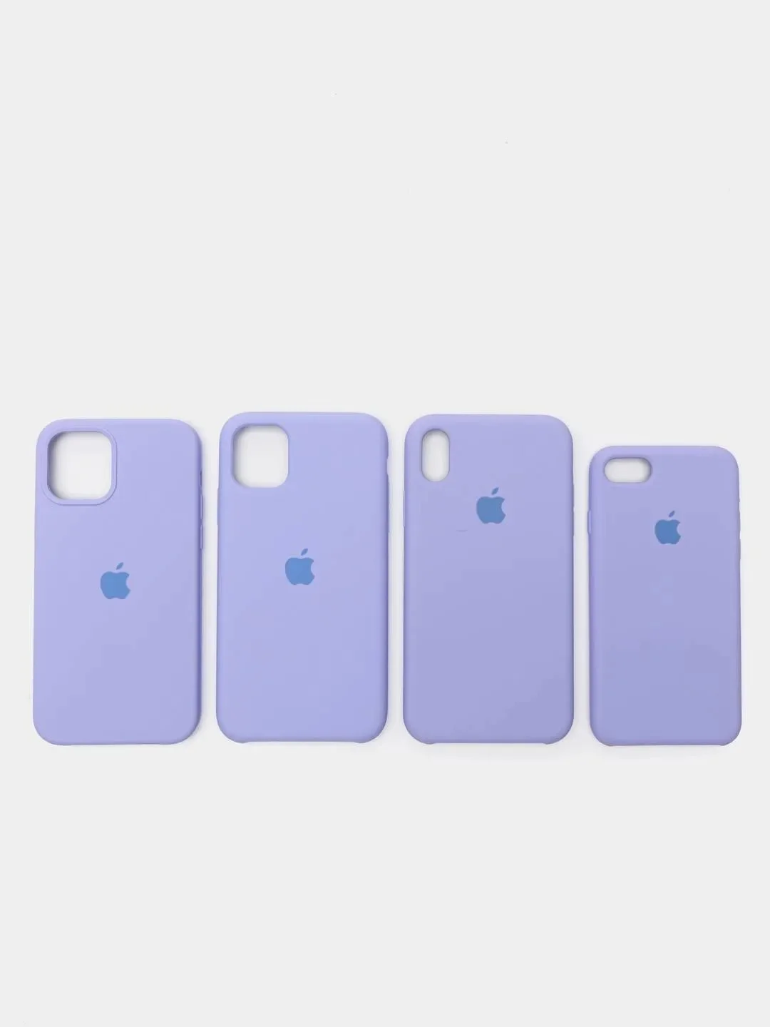 Лавандовый чехол Silicone Case для iPhone 6/6s,6s+,7/8+,7/8,X/XS,XSMax,XR, 11, 12, Pro, Pro MAX, Mini