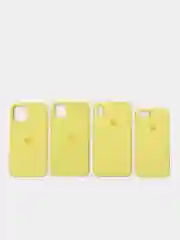 Лимонный чехол Silicone Case для iPhone 6/6s,6s+,7/8+,7/8,X/XS,XSMax,XR, 11, 12, Pro, Pro MAX, Mini