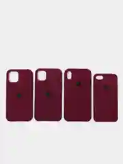 Марсала чехол Silicone Case для iPhone 6/6s,6s+,7/8+,7/8,X/XS,XSMax,XR, 11, 12, Pro, Pro MAX, Mini