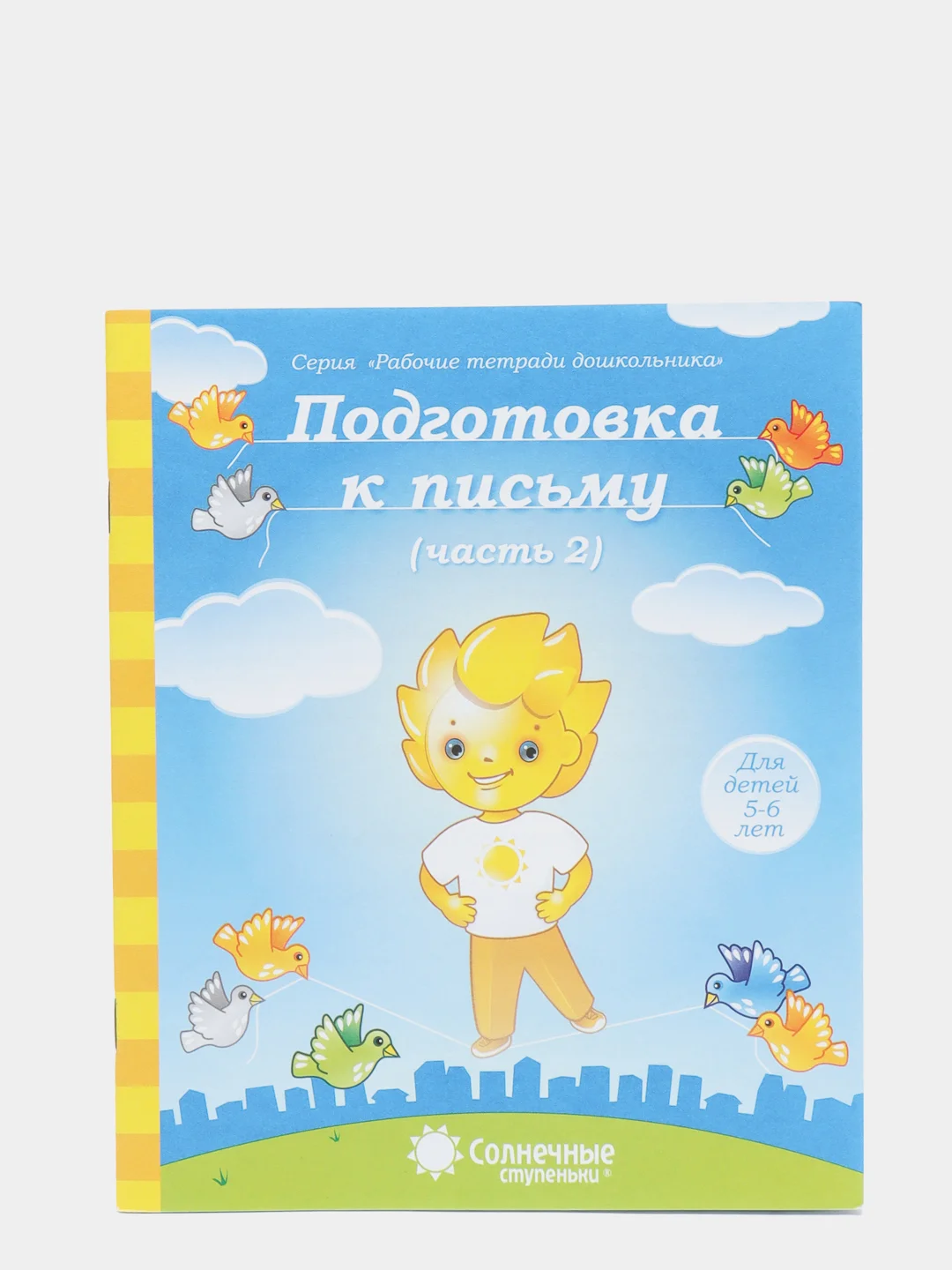 Рабочая тетрадь, "Подготовка к письму для детей 5-6 лет", в 2ух частях, Солнечные ступеньки
