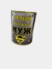 Угольный носки мужские в банке, подарочные
