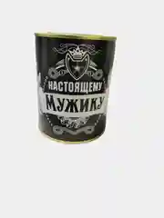 Черный носки мужские в банке, подарочные