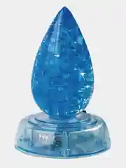 Синий капля со светом 3D Crystal Blocks Puzzle (3D Пазл Магический Кристал Головоломка 3D)
