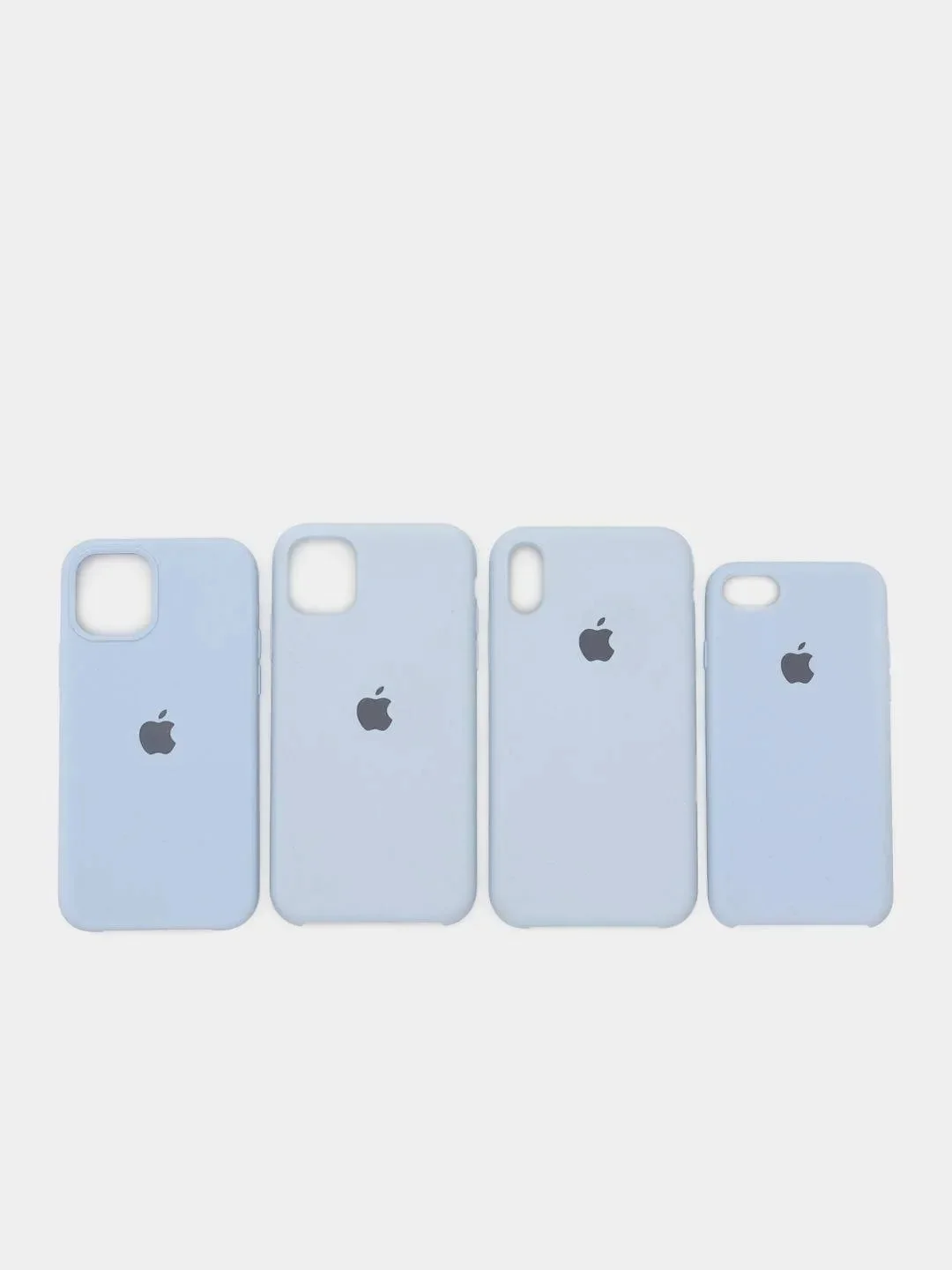 Небесно-голубой чехол Silicone Case для iPhone 6/6s,6s+,7/8+,7/8,X/XS,XSMax,XR, 11, 12, Pro, Pro MAX, Mini