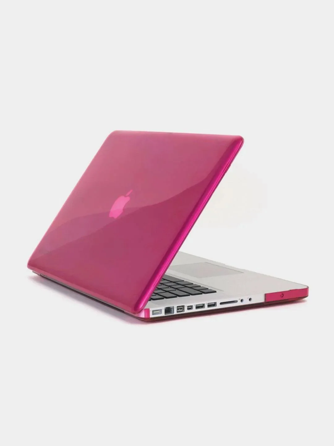 Розовый чехол-накладка для ноутбука MacBook New Pro 13