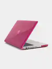 Розовый чехол-накладка для ноутбука MacBook New Pro 13