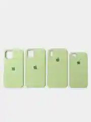 Зеленый чехол Silicone Case для iPhone 6/6s,6s+,7/8+,7/8,X/XS,XSMax,XR, 11, 12, Pro, Pro MAX, Mini