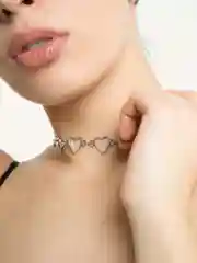 Цепь с сердцами