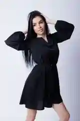 Бордовый платье женское "Бритни"