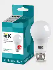 Светодиодная лампа IEK, цоколь Е27 5 штук, мощность 7Вт/11Вт/15Вт/20Вт