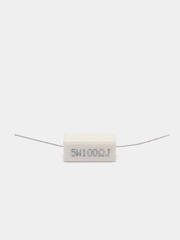 5 штук 100 Ом 5Вт Резистор керамический 5W 5% SQP-резистор