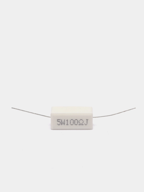 5 штук 100 Ом 5Вт Резистор керамический 5W 5% SQP-резистор