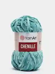 Бирюзовый пряжа плюшевая YarnArt Chenille