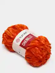 Рыжий пряжа плюшевая YarnArt Chenille
