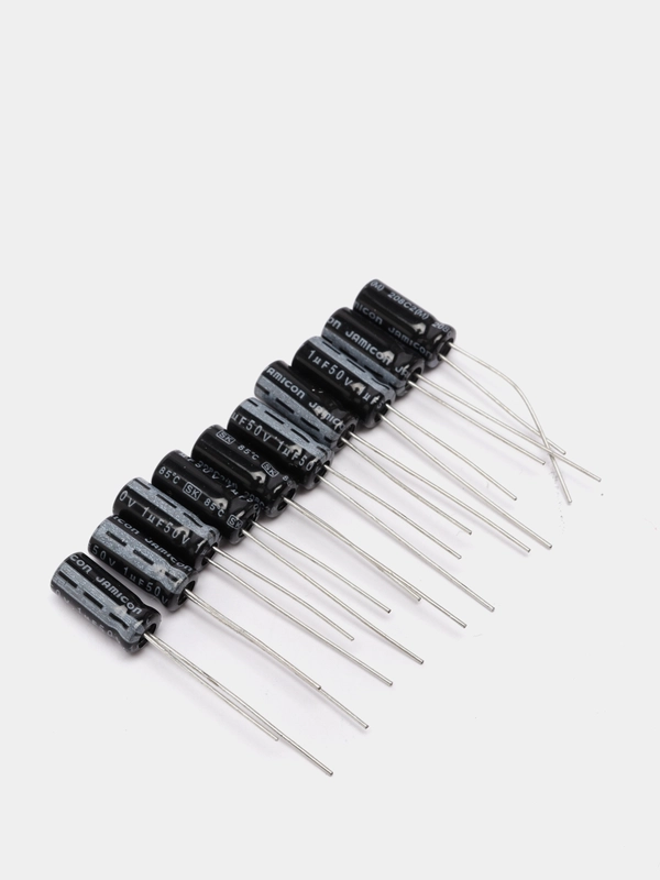 10 штук 1мкФ 50в Конденсатор электролитический 1UF 50V 85C 5х11