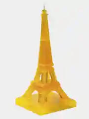 Желтый эйфелева Башня на подставке Crystal Blocks Puzzle (3D Пазл Магический кристал 3D puzzle)
