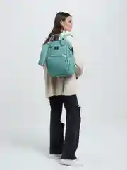 Бирюзовый рюкзак для мам