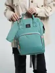 Бирюзовый рюкзак для мам