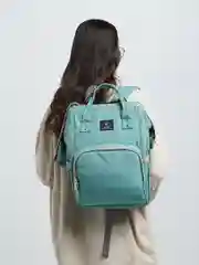 Бирюзовый рюкзак для мам