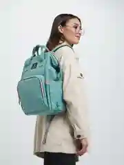 Бирюзовый рюкзак для мам