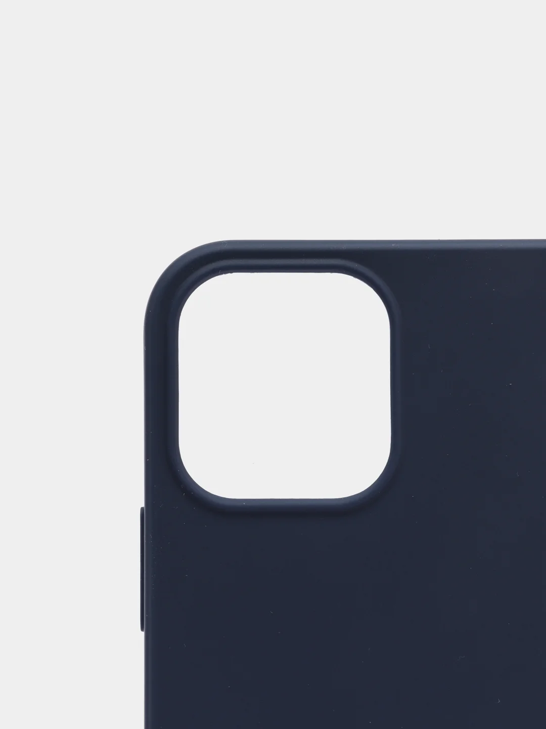 Темно-синий чехол силиконовый для iPhone 12 / iPhone 12 Pro