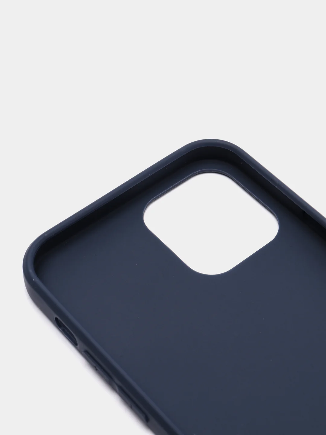 Темно-синий чехол силиконовый для iPhone 12 / iPhone 12 Pro