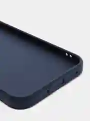 Темно-синий чехол силиконовый для iPhone 12 / iPhone 12 Pro