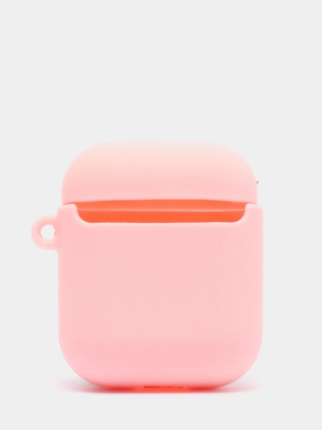 Кораллово-розовый чехол с объёмным рисунком для Airpods 1, 2, 3D