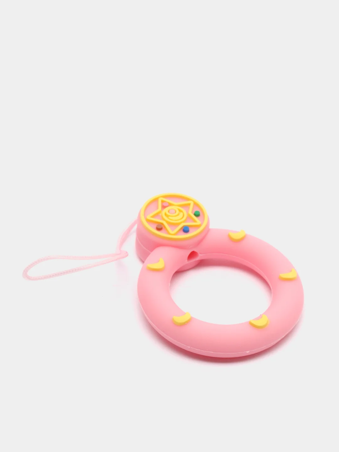 Кораллово-розовый чехол с объёмным рисунком для Airpods 1, 2, 3D