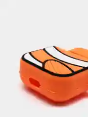Светло-синий чехол с объёмным рисунком для Airpods 1, 2, 3D