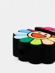 Черный чехол с объёмным рисунком для Airpods 1, 2, 3D