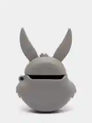 Синий чехол с объёмным рисунком для Airpods 1, 2, 3D