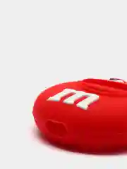 Алый чехол с объёмным рисунком для Airpods 1, 2, 3D