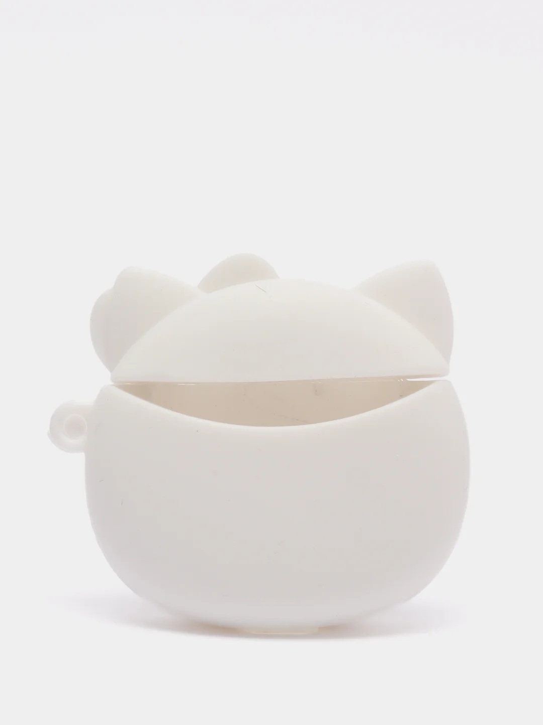 Пастельно-коралловый чехол с объёмным рисунком для Airpods 1, 2, 3D