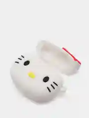 Пастельно-коралловый чехол с объёмным рисунком для Airpods 1, 2, 3D