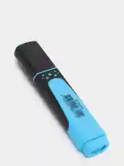 Голубой текстовыделитель BRAUBERG SUPER, 1 шт., прорезиненный корпус, линия 1-5 мм, цвета 6 видов