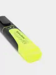 Желтый текстовыделитель BRAUBERG SUPER, 1 шт., прорезиненный корпус, линия 1-5 мм, цвета 6 видов