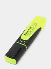 Желтый текстовыделитель BRAUBERG SUPER, 1 шт., прорезиненный корпус, линия 1-5 мм, цвета 6 видов