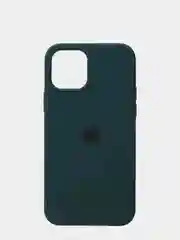 Зелёный хаки чехол Silicone Case для iPhone 13 Pro, закрытый низ