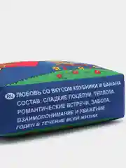 Синий интерьерная подушка Любовь