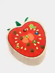 Коралловый магнитная рыбалка, деревянная игрушка поймай червяка